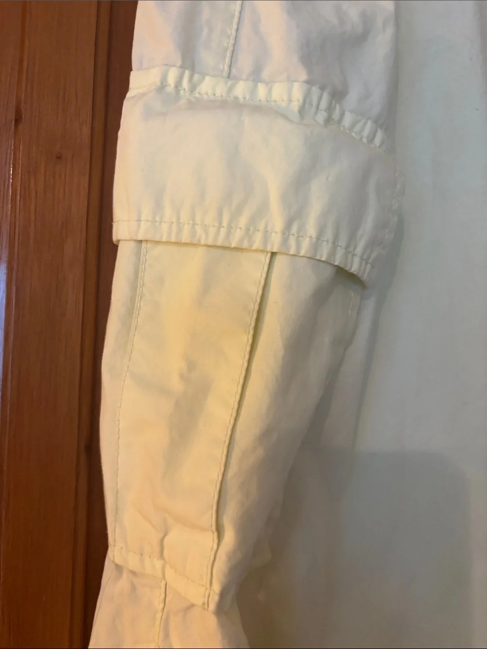 GAP Kids Girls Pale Yellow Cargo Jogger Pants